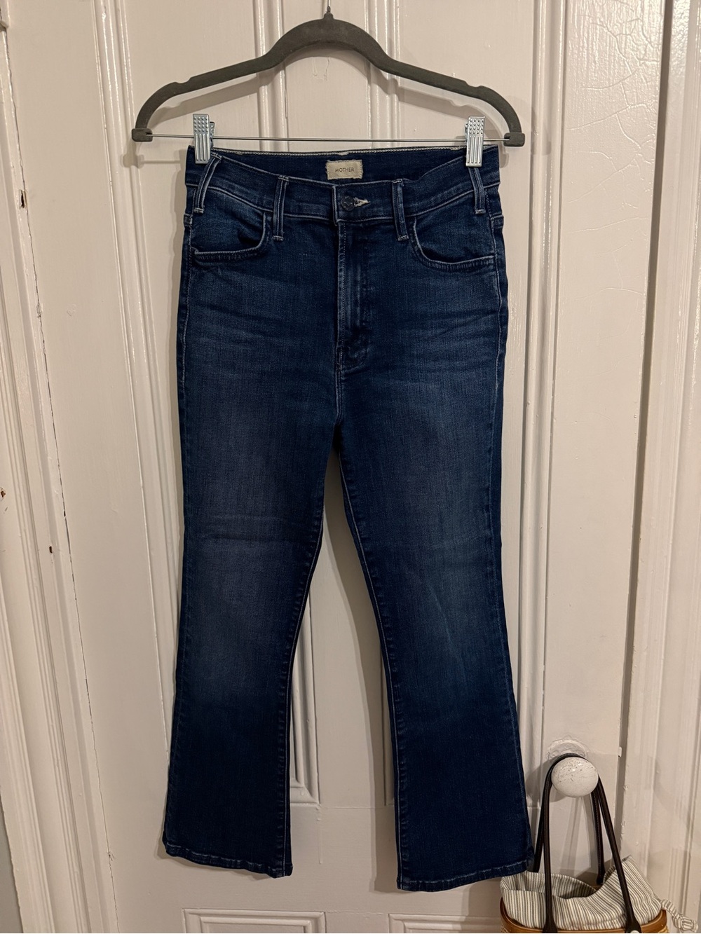 Mother Lil' Hustler Ankle Bootcut Jeans Waist 27 Blue